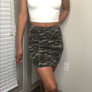 Free People Camouflage Skirt Size 2